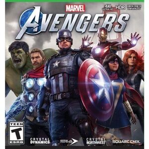 Marvel Avengers Xbox One Game - Red, Blue, Black